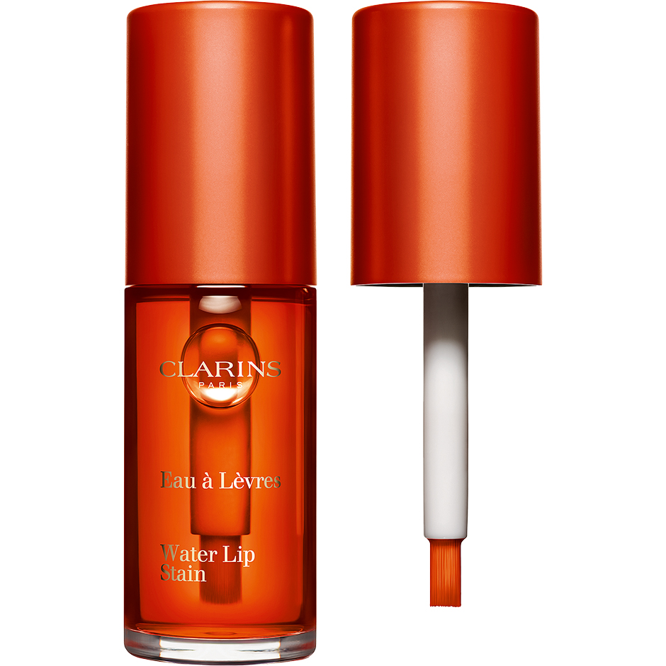 Köp Clarins Water Lip Stain, 02 Orange Water 7 ml Clarins Läppstift fraktfritt