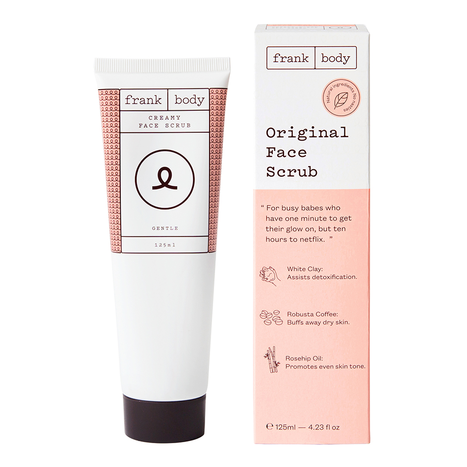 Original Face Scrub 125ml,  Frank Body Peeling &  Ansiktsskrubb