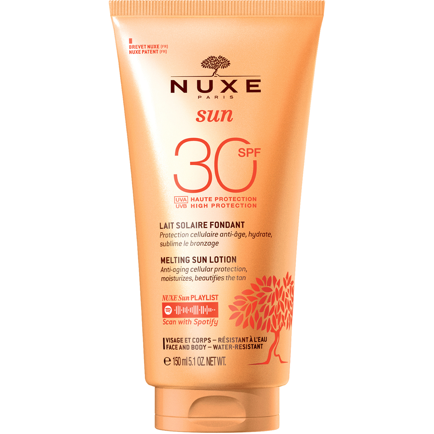 Köp NUXE Sun Delicious Lotion High Protection SPF 30,  150ml Nuxe Solskydd fraktfritt