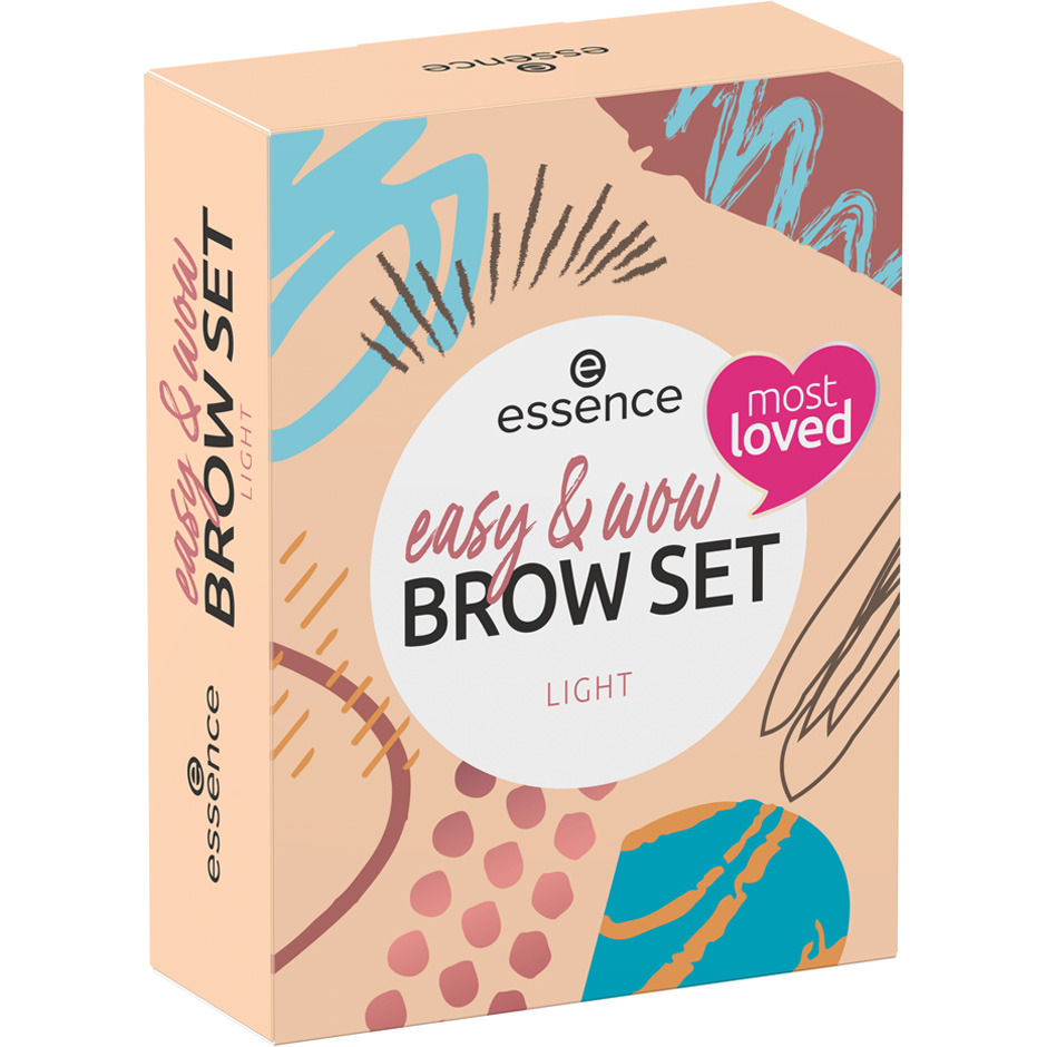 Alternativ bild 0 för essence Easy & WOW Brow Set Light 3 st