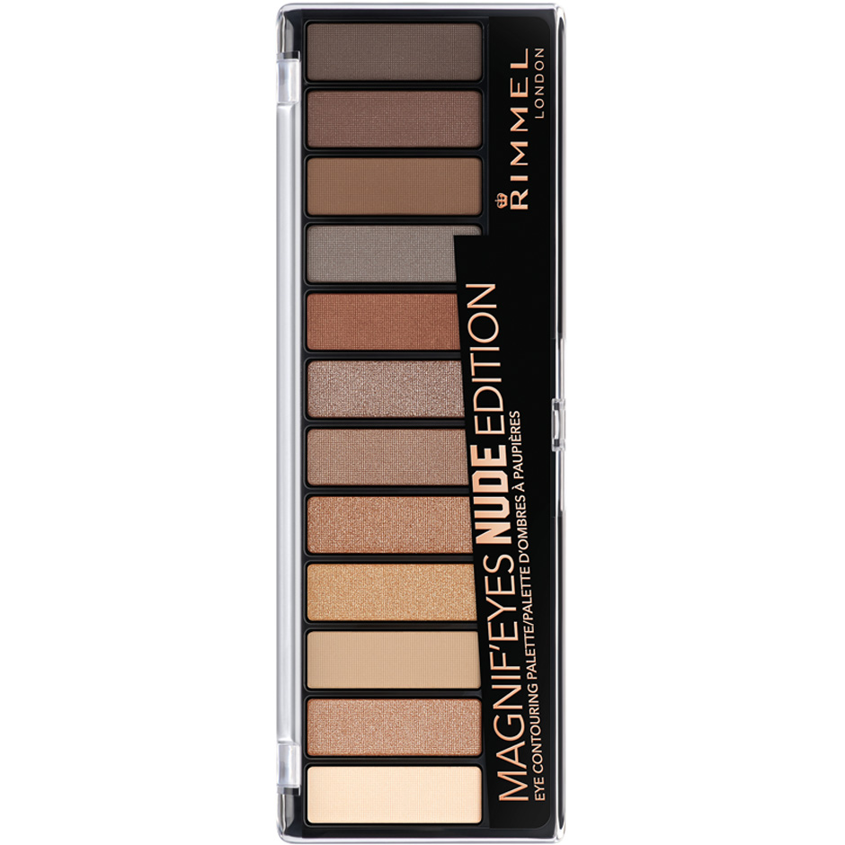 Magnifeyes Eyeshadow Palette, 001 Nude Edition 14 g Rimmel London Ögonskuggspalett