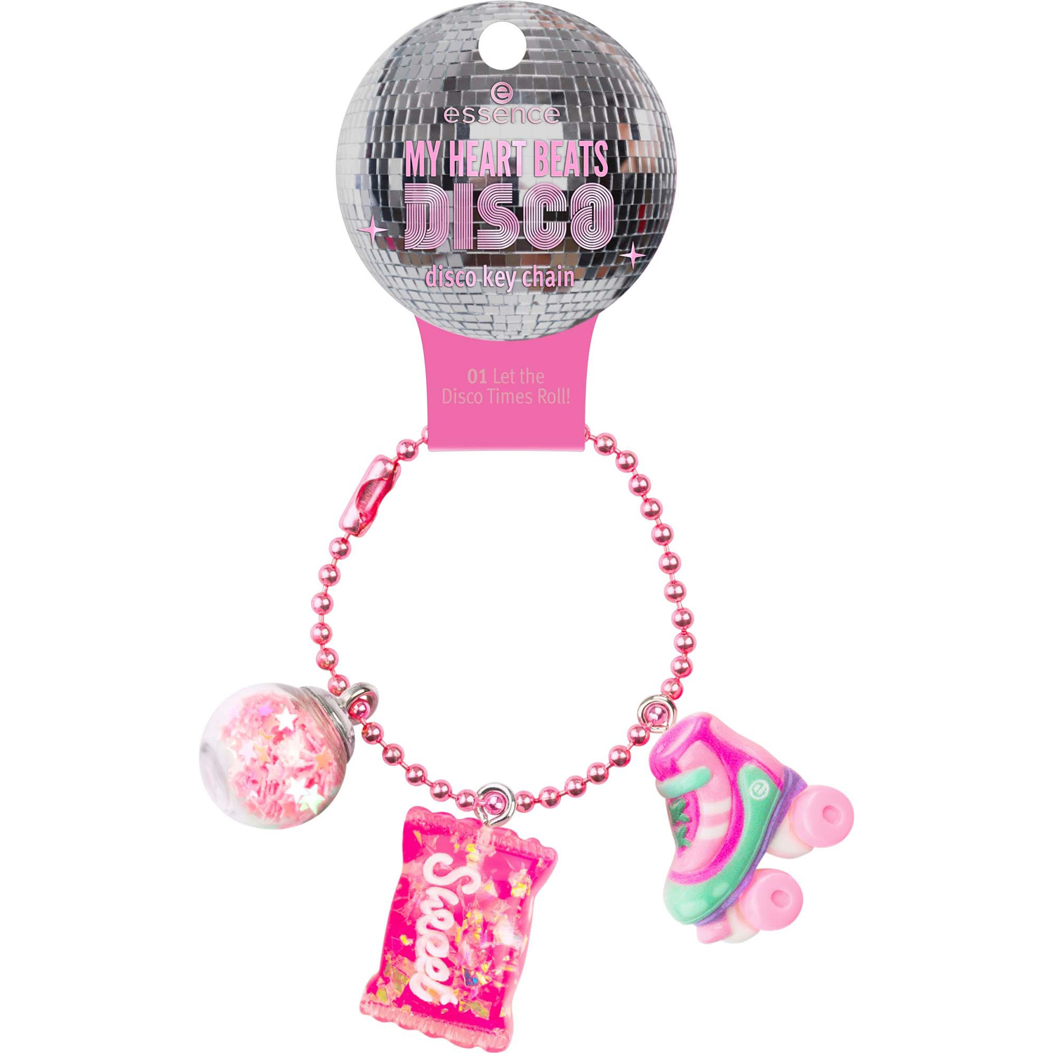 MY HEART BEATS DISCO Disco Key Chain