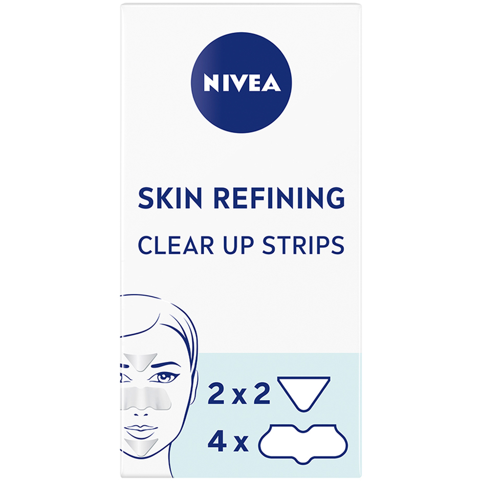 NIVEA Daily Essentials All Skin Types Refining Clear-Up Strips 6st - 6 pcs