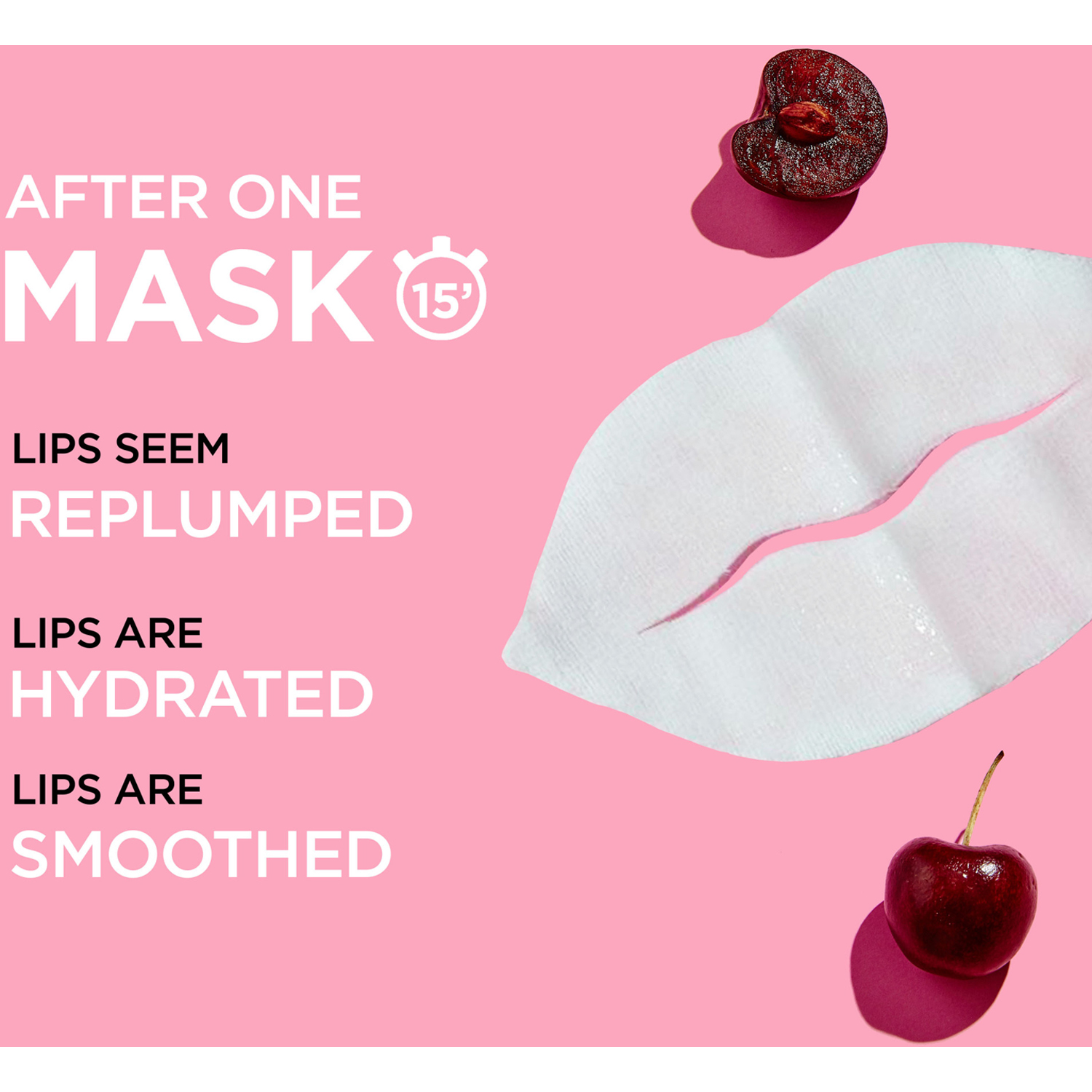 Lips Replumping 15 min Sheet Mask Cherry