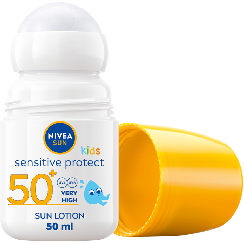 NSUN Kids Sensitive Roll-On SPF 50+, 50 ml Nivea Solskydd