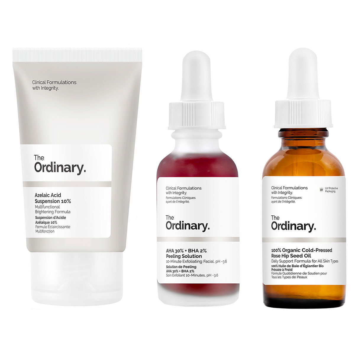 The Ordinary Set Of Actives - Acne Scars