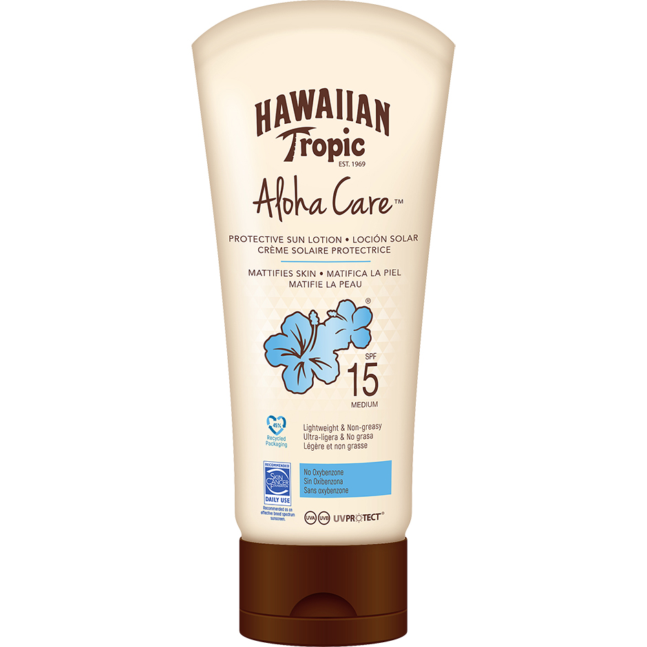 Hawaiian Aloha Care Lotion SPF 15,  Hawaiian Tropic Solskydd