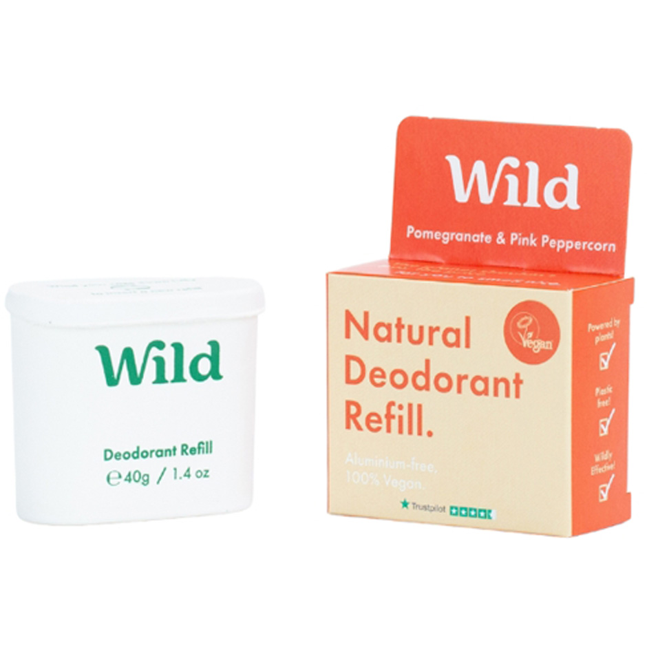 Deo Pomegranate & Pink Peppercorn, 40 g Wild Deodorant