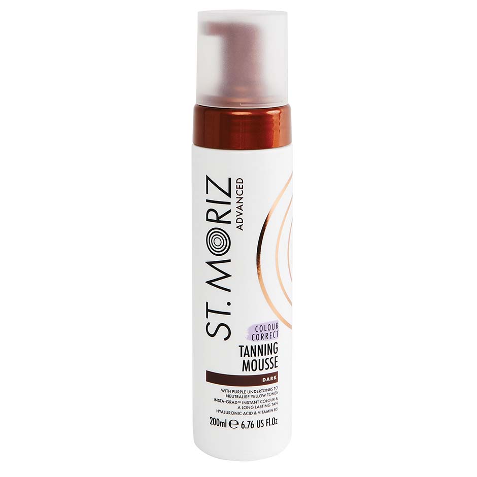 Colour Correcting Tanning Mousse, 200 ml St Moriz Advanced Pro Brun utan sol (BUS)