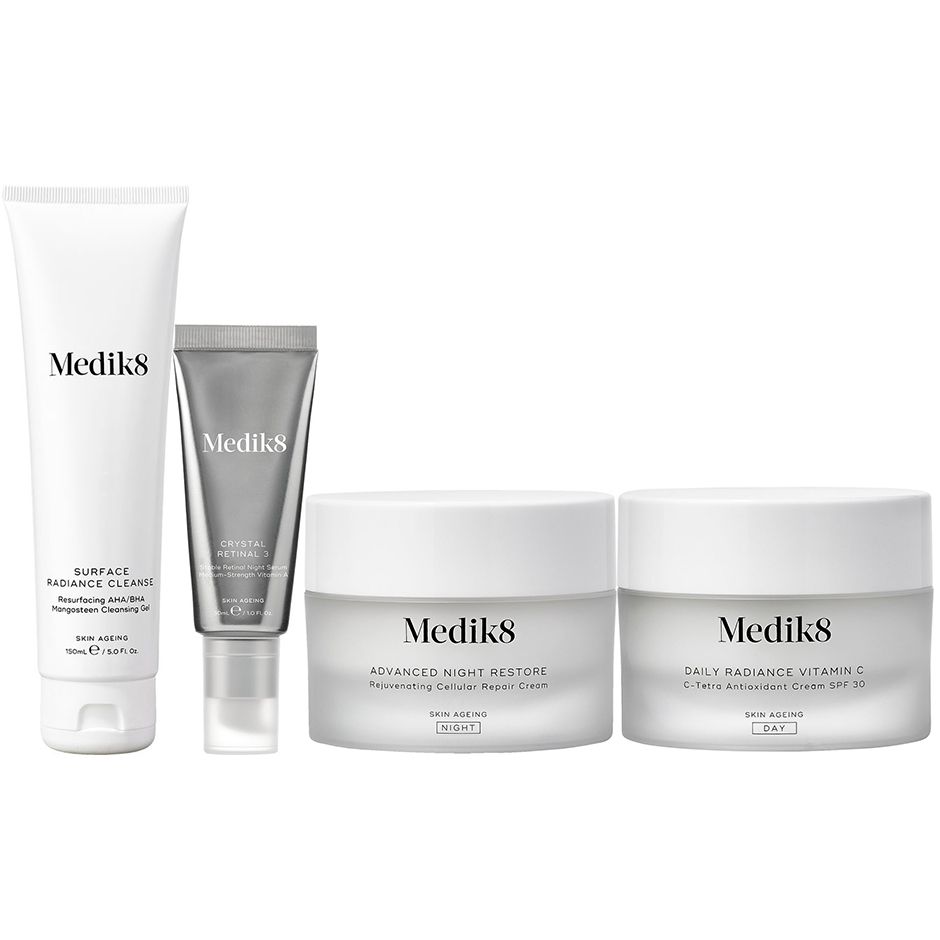 Skin Care Routine With Retinal,  Medik8 Hudvård