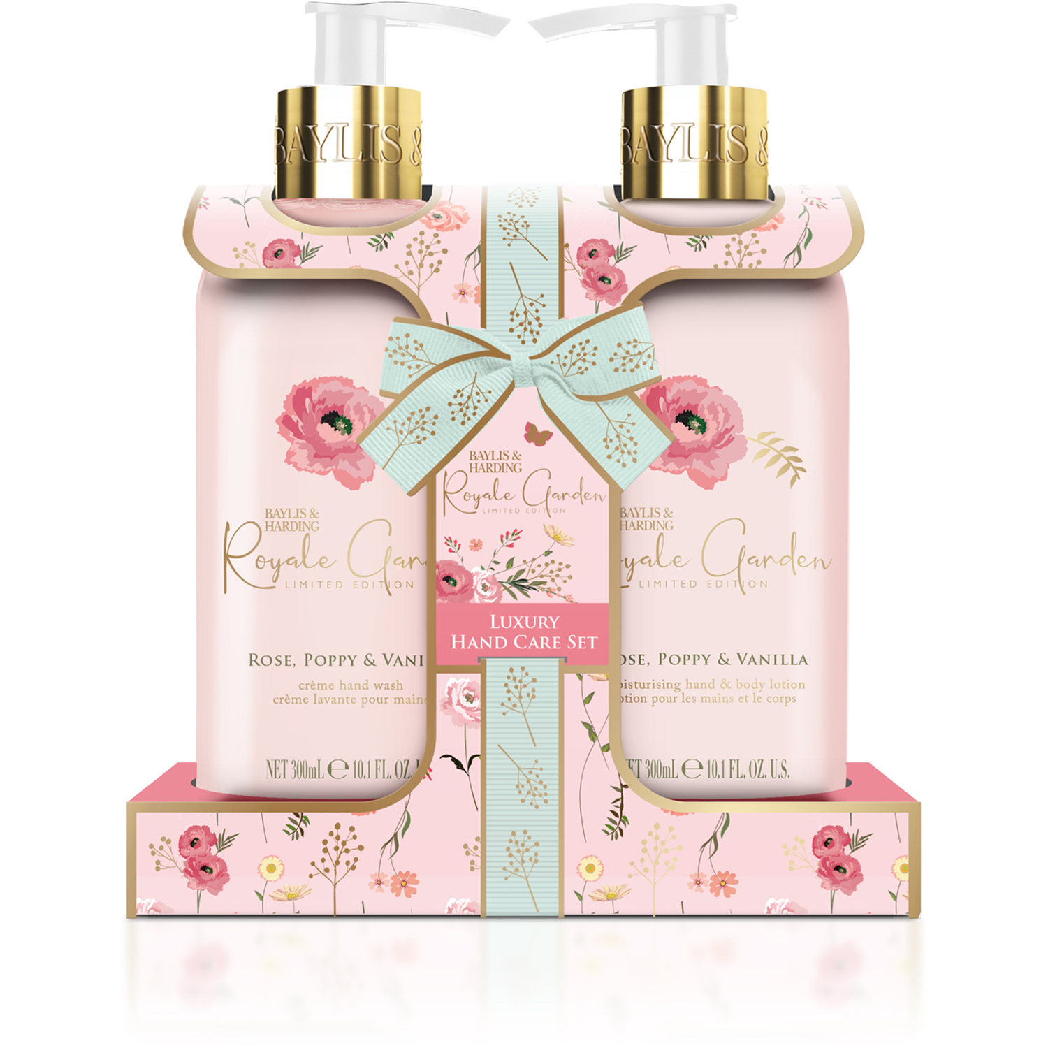 Royale Garden Rose, Poppy & Vanilla Hand Care Gift Set