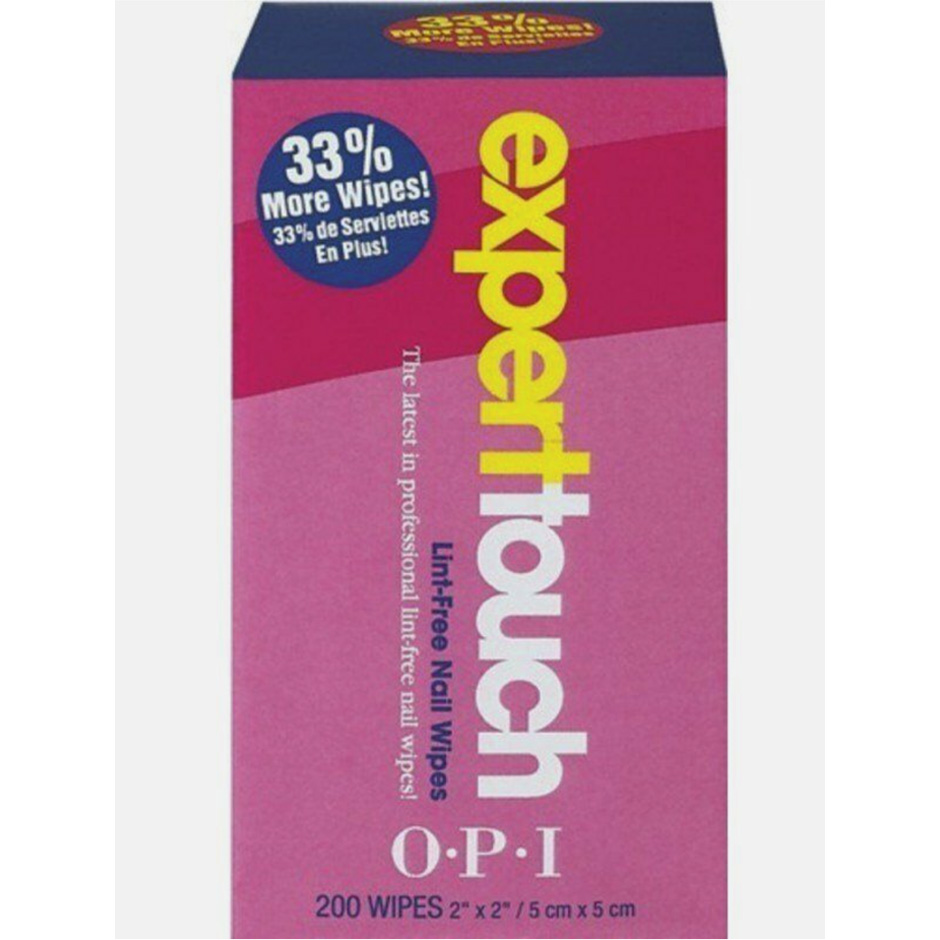 Köp OPI Experttouch Remover Lint-Free Nail Wipes,  OPI Nagellacksborttagning fraktfritt