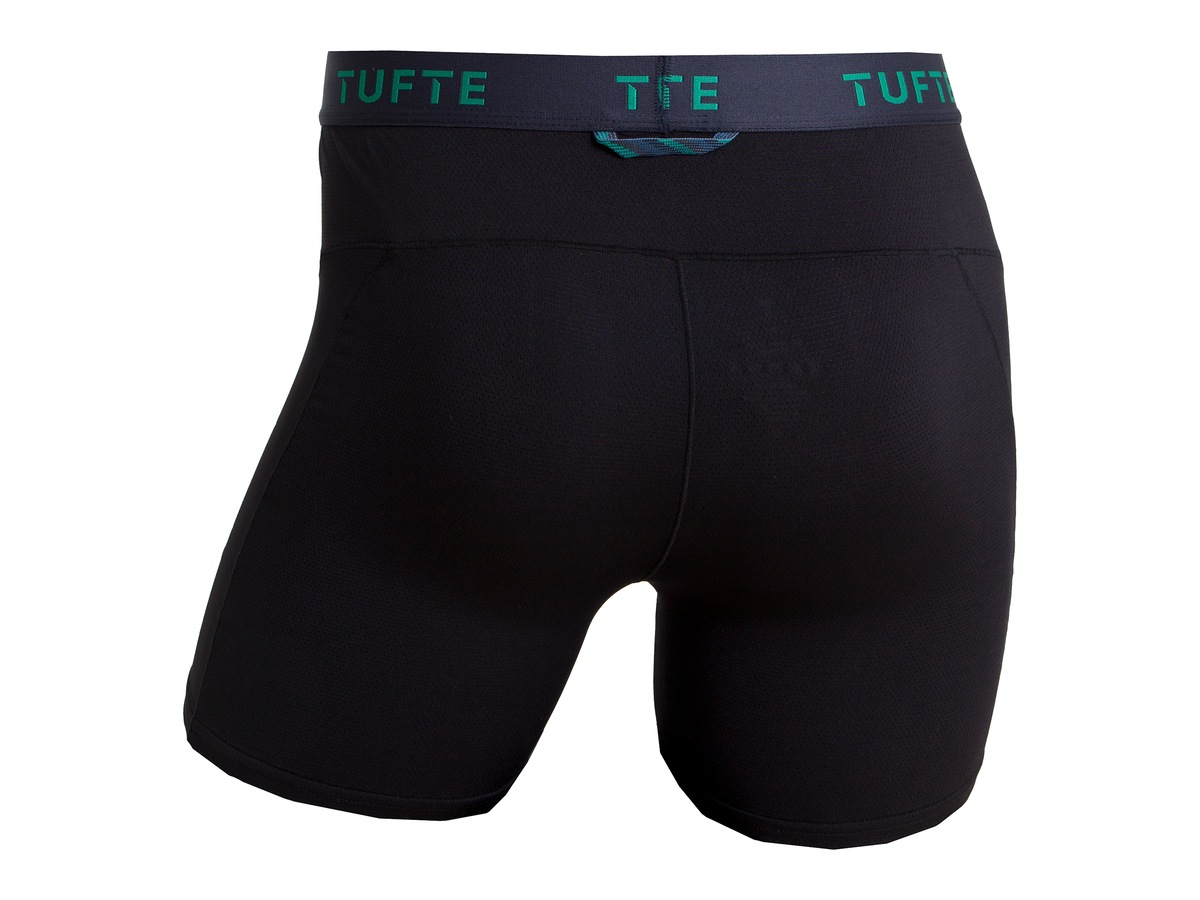 Men Active Boxer Black/Bosphorus