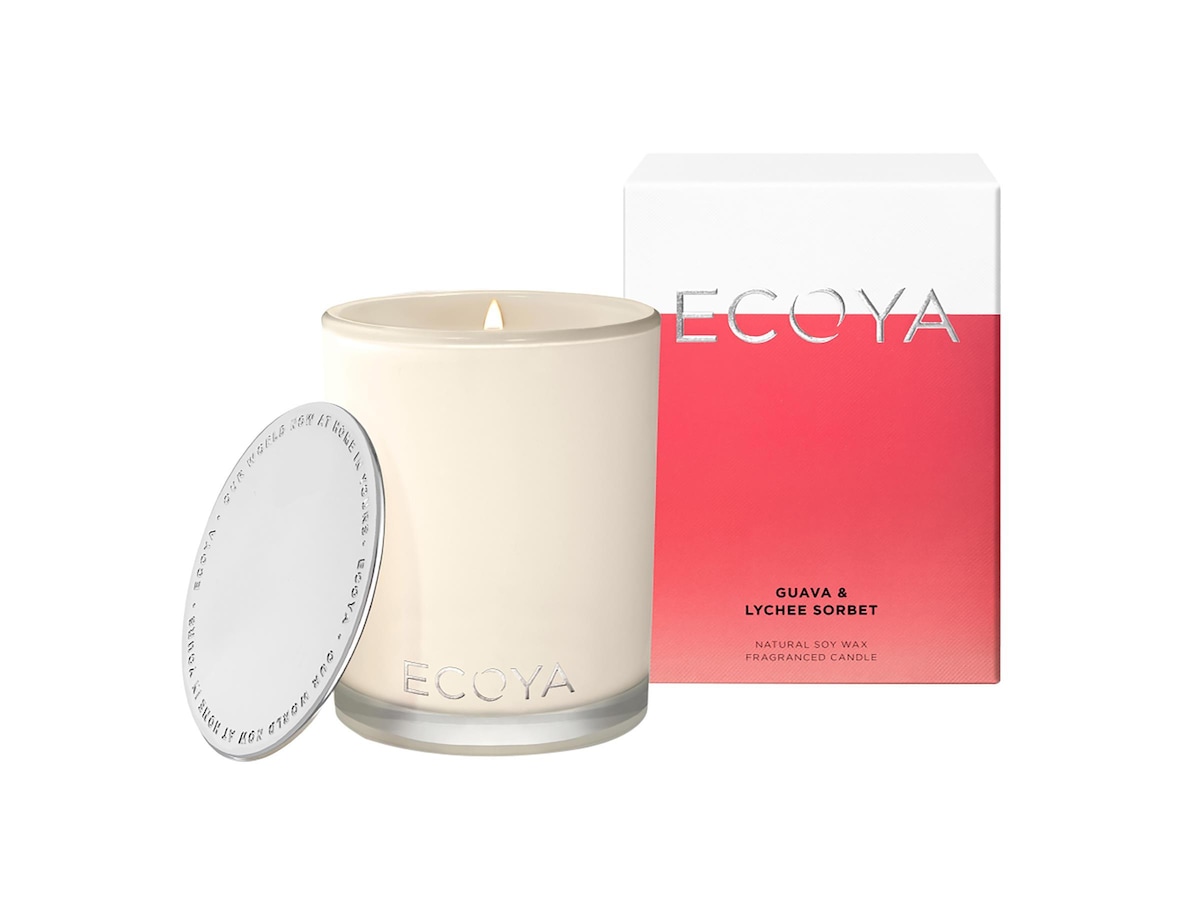 Alternativ bild 0 för Ecoya Guava & Lynchee Sorbet Fragranced Candle 400 g