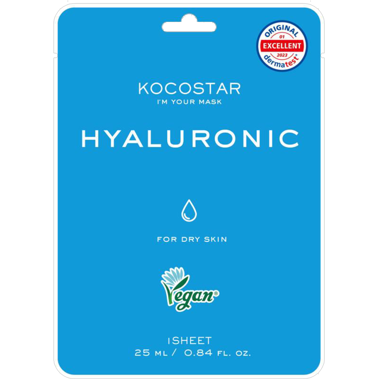 Hyaluronic Mask Sheet, 25 ml Kocostar Ansiktsmask