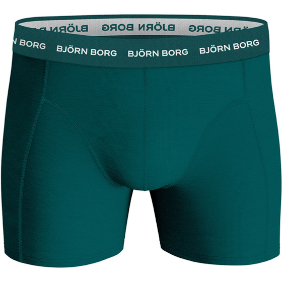 Cotton Stretch Boxer 7p Multipack Black/Green