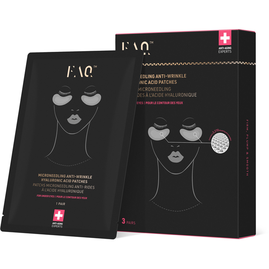 FAQ Swiss Microneedling Anti-Wrinkle Hyaluronic Acid Patches For Under Eyes