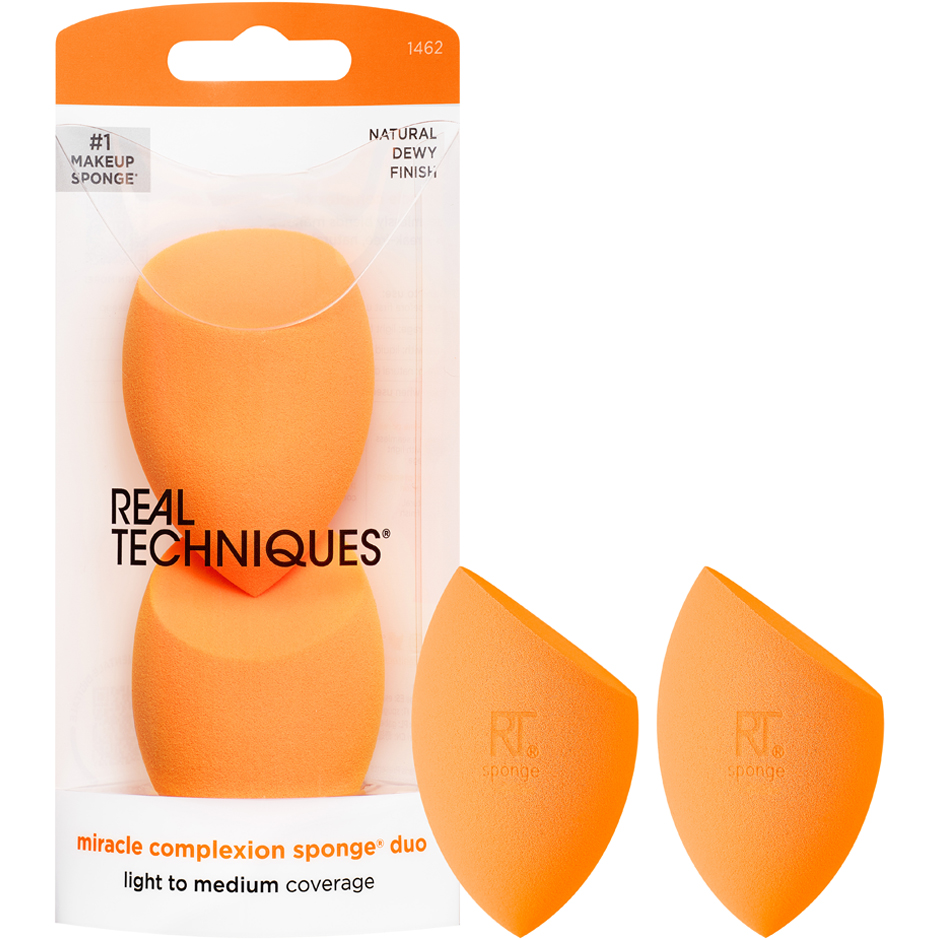 Real Techniques Miracle Complexion Sponge Duo, Real Techniques Makeupsvamp