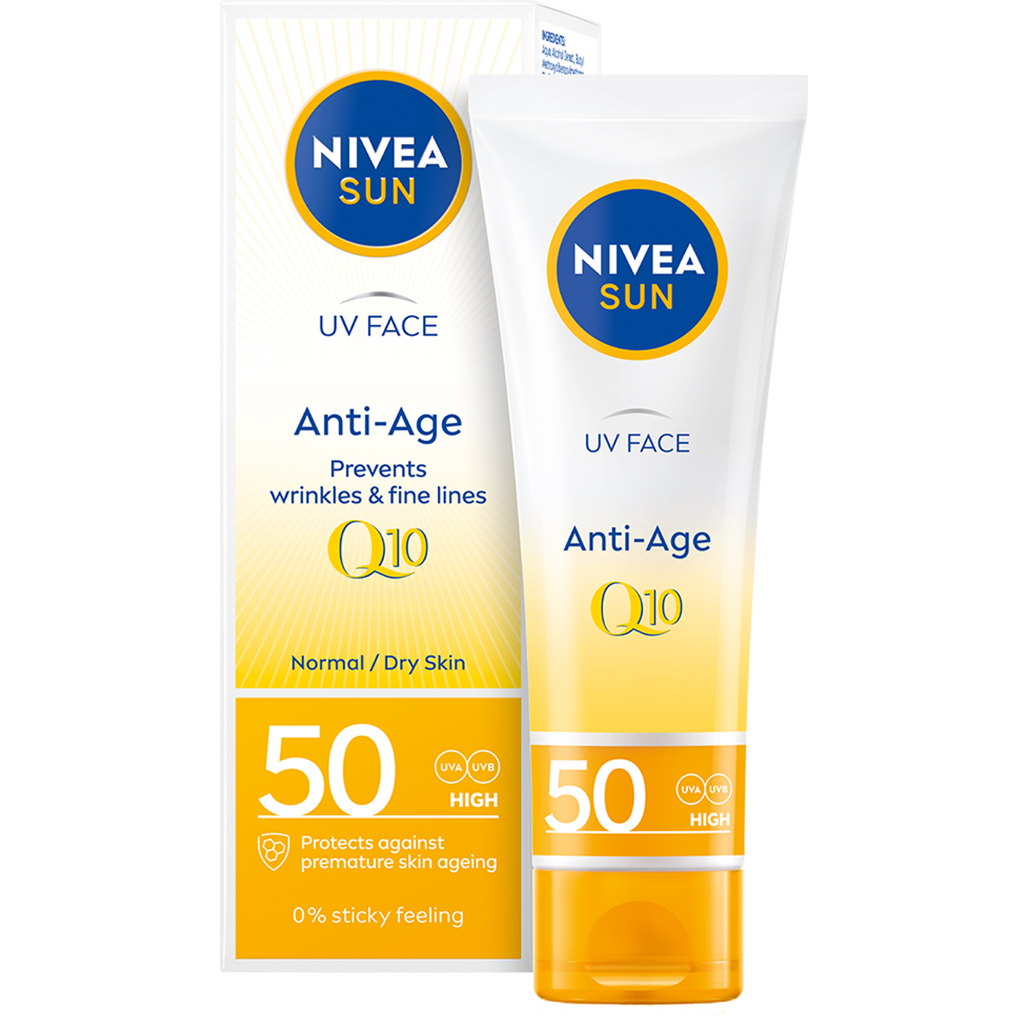 Sun UV Face Anti Age Q10 Cream SPF50