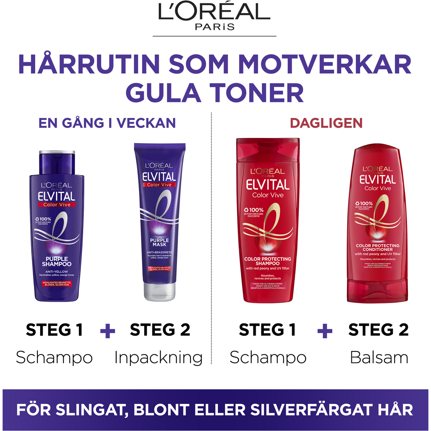 Elvital Color Vive Silver Shampoo