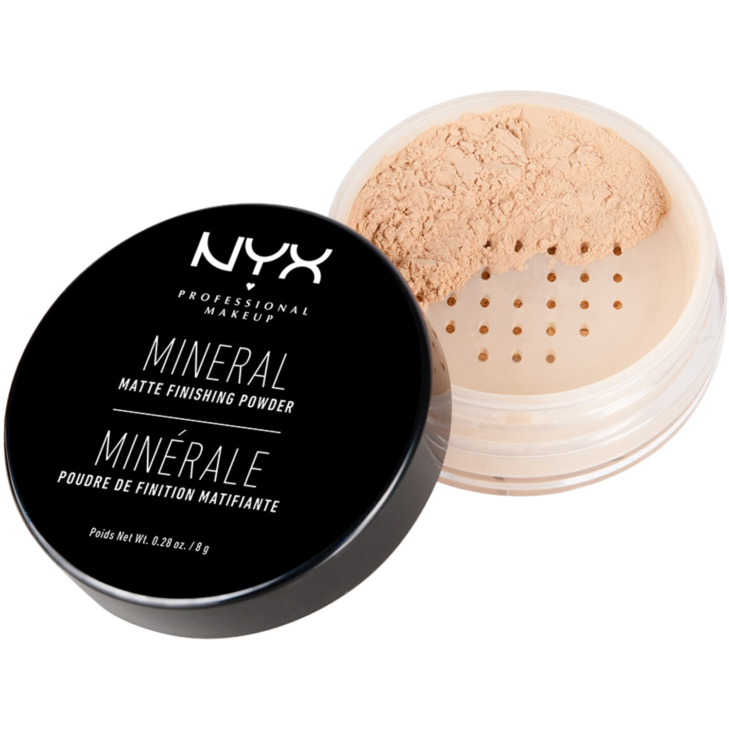 NYX Professional Makeup Mineral Matte Finishing Powder MFP01 Light/Medium - 8 g