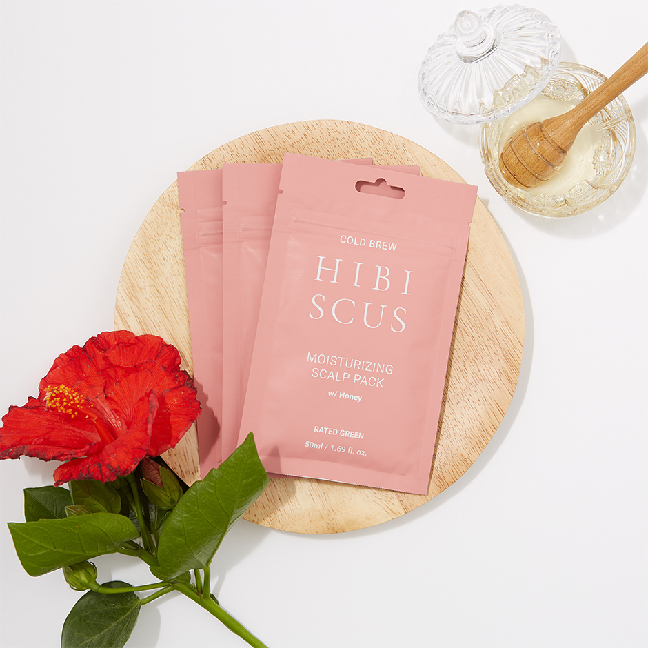 Cold Brew Hibiscus Moisturizing Scalp Pack w/ Honey