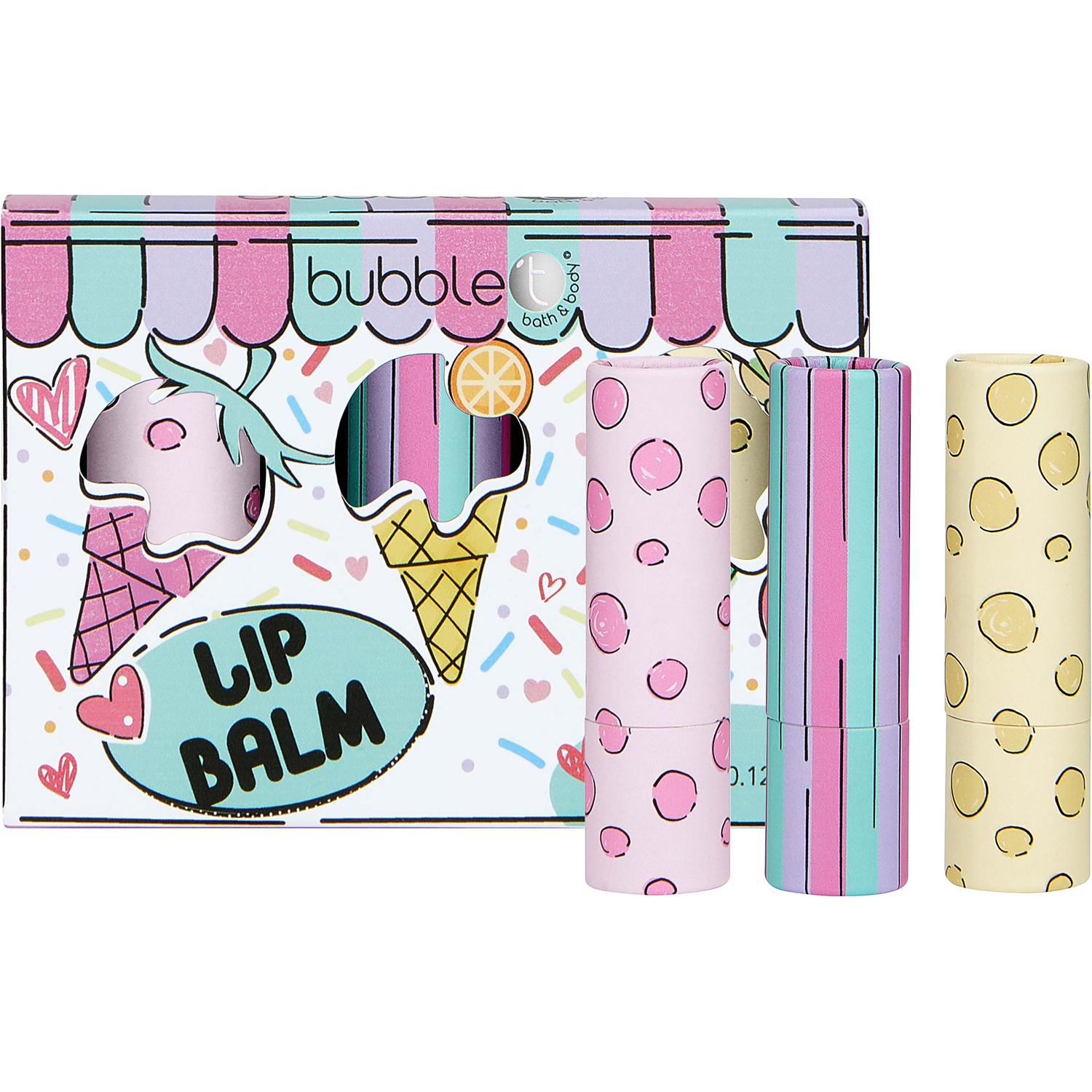 Cartoon Lip Balm Set