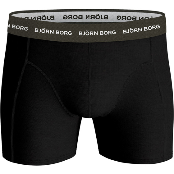 Cotton Stretch Boxer 5p Multipack Black/Green