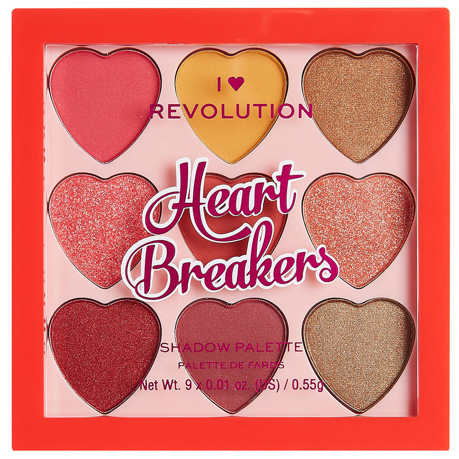 I Heart Heartbreakers Courage Eyeshadow Palette,  Makeup Revolution Ögonskuggspalett