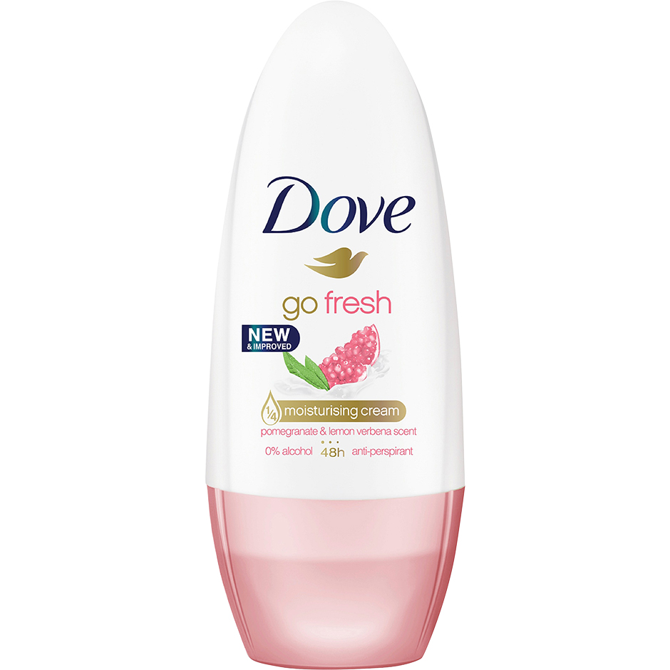 Köp Go Fresh Pomegranate & Lemon Verbena, Roll-On Deodorant 50 ml Dove Deodorant fraktfritt