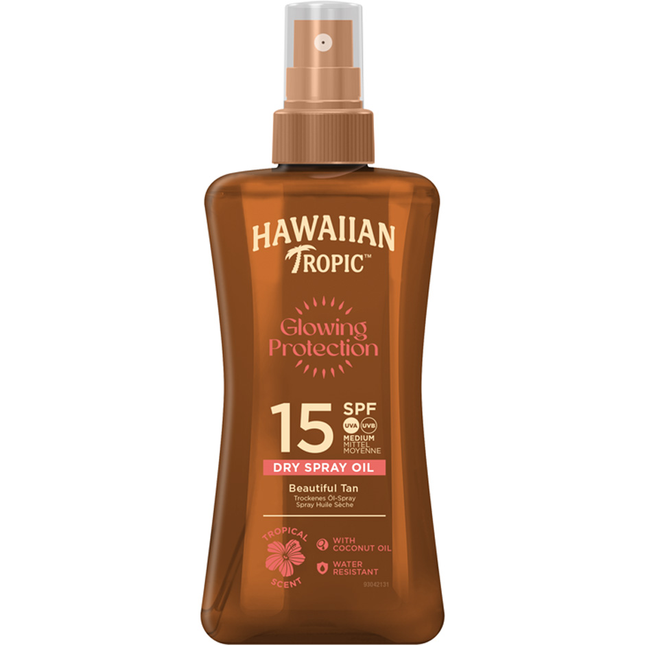 Hawaiian Tropic Glowing Protection Dry Spray Oil SPF15 - 200 ml