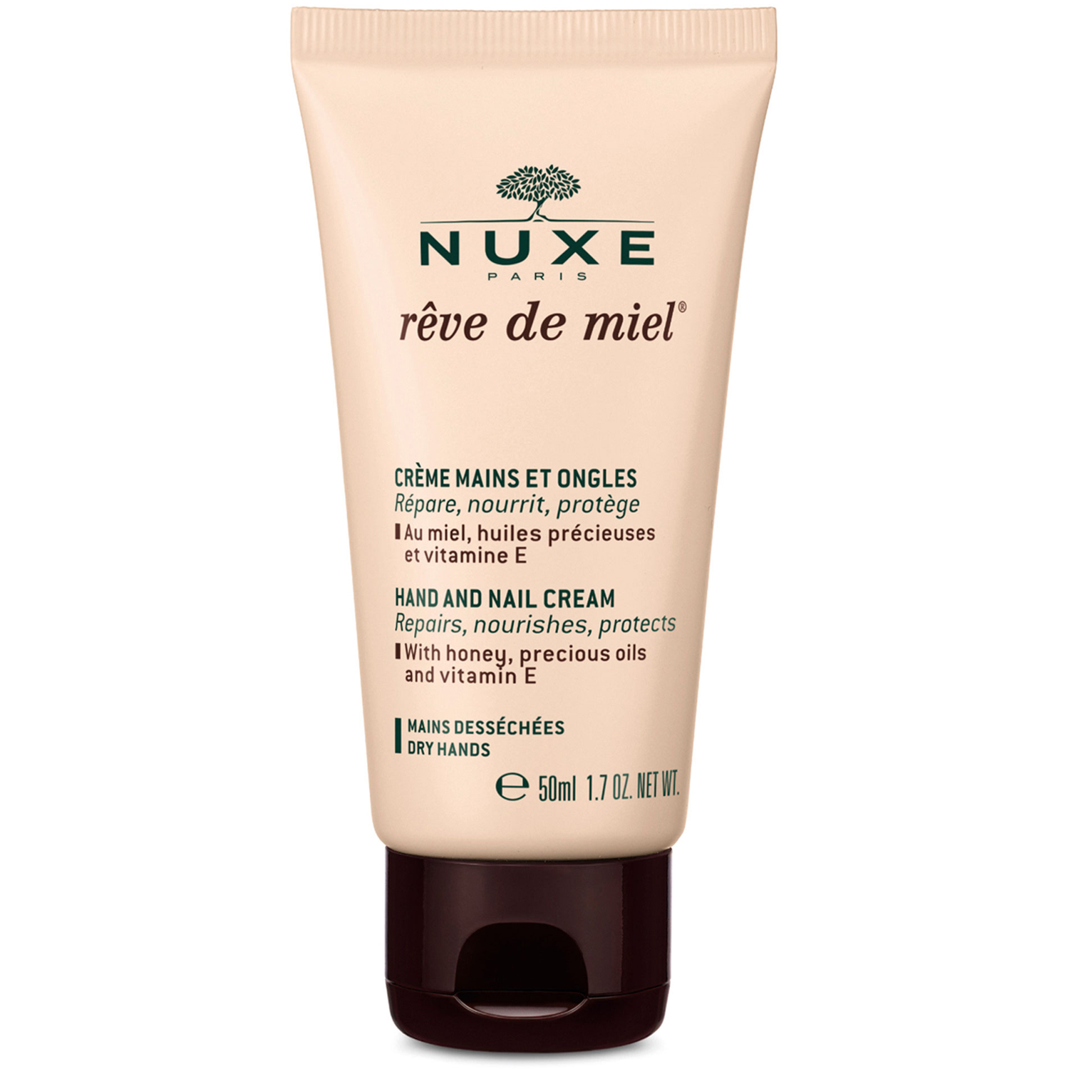 Köp NUXE Rêve De Miel Hand and Nail Cream,  50ml Nuxe Handkräm fraktfritt