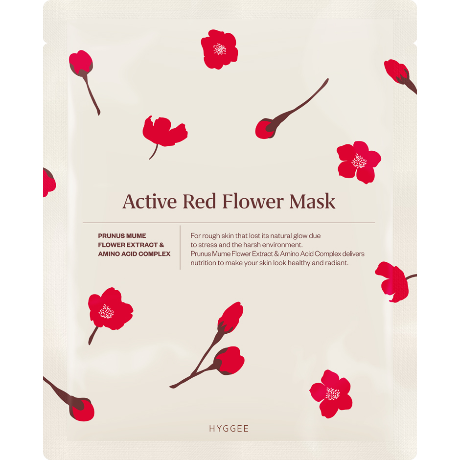 Red Flower Active Mask