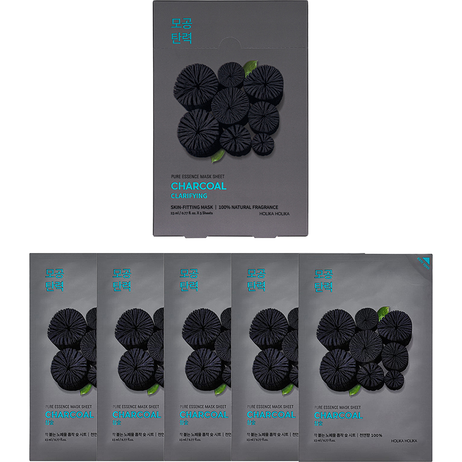 Pure Essence Mask Sheet Pack Charcoal