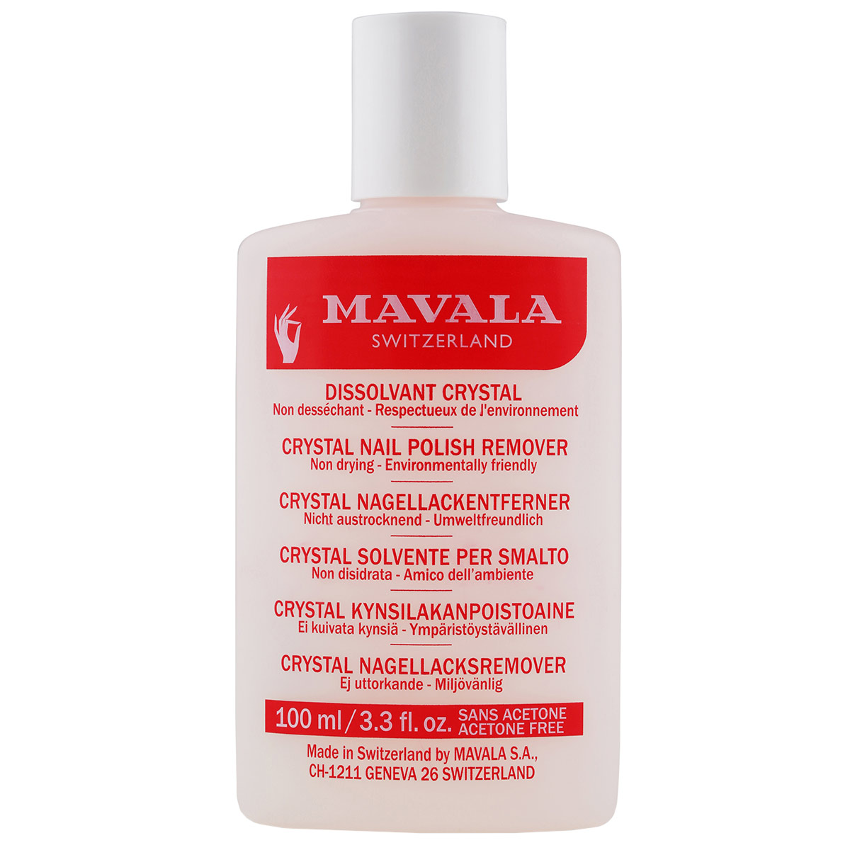 Köp Crystal Nail Polish Remover,  100 ml Mavala Nagellacksborttagning fraktfritt