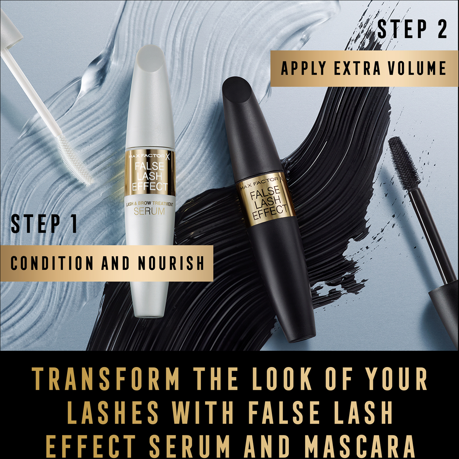 False Lash Effect Mascara Lash & brow serum