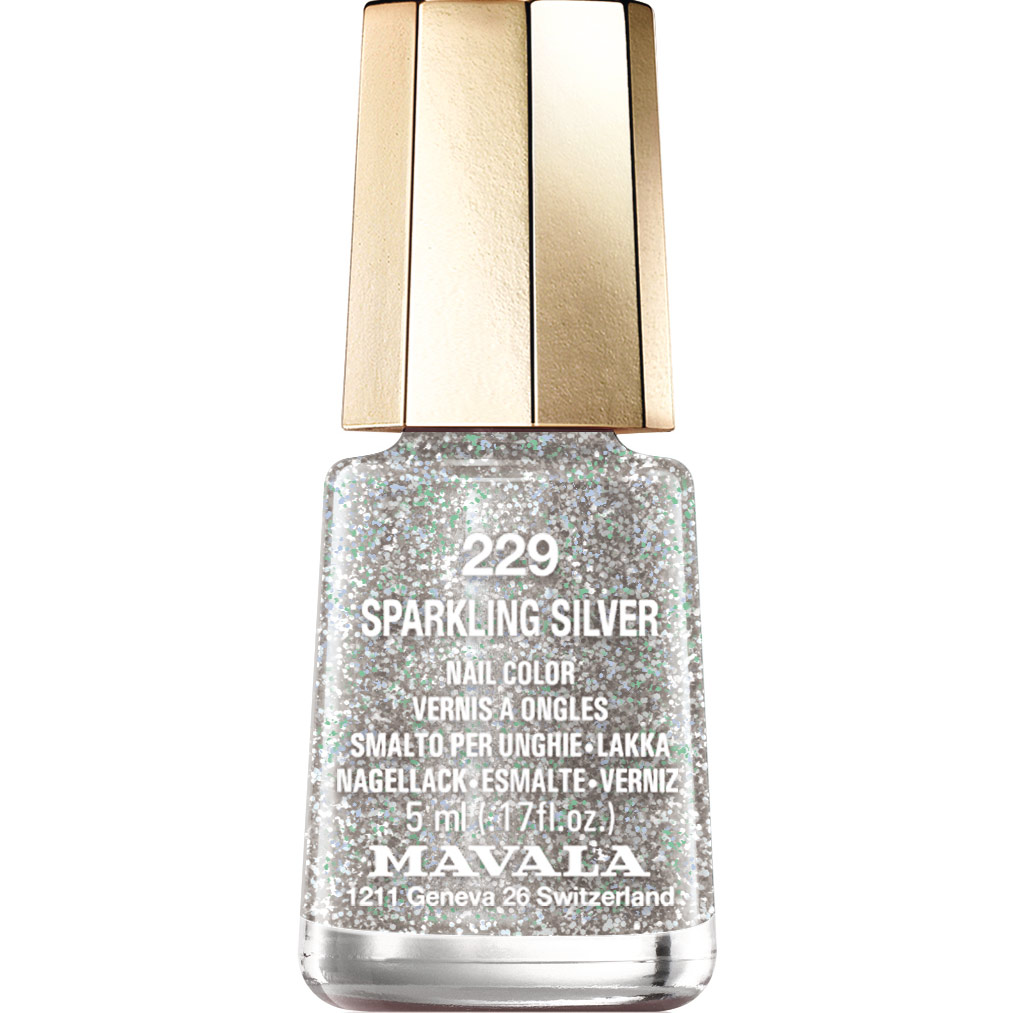 Nail Color, 229 Sparkling Silver, 5 ml Mavala Nagellack