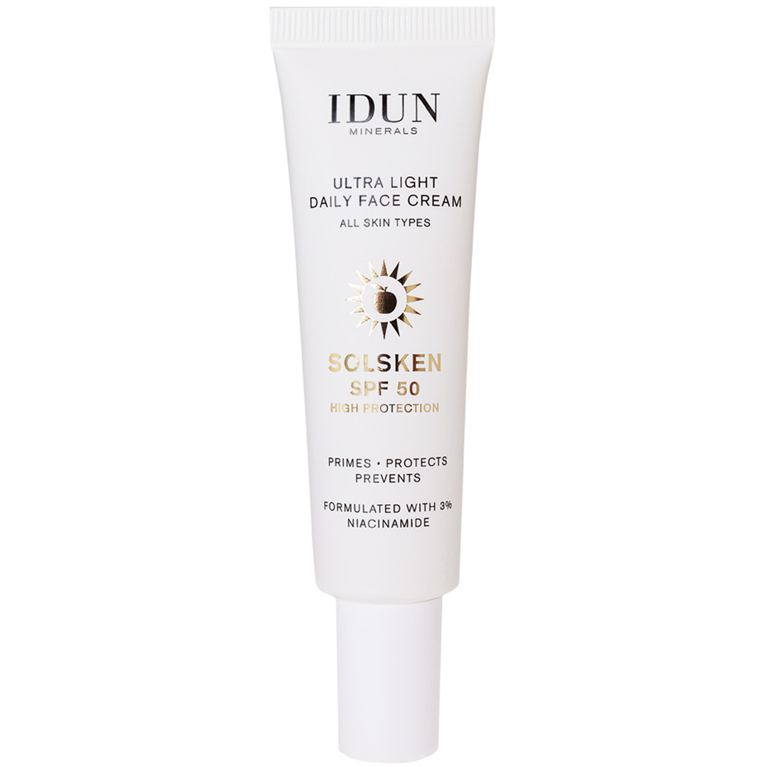 Ultra Light Daily Face Cream Solsken, 30 ml IDUN Minerals Dagkräm