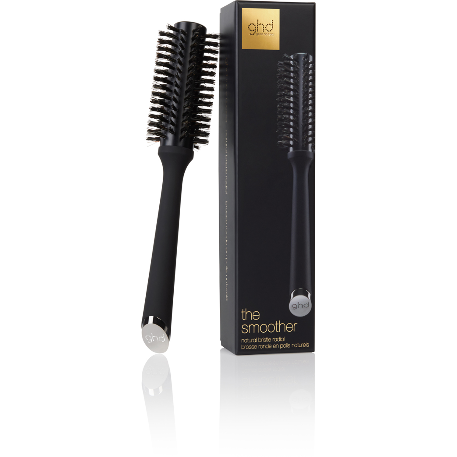 ghd Natural Bristle Radial Brush, Size 2 35mm ghd Hårborstar