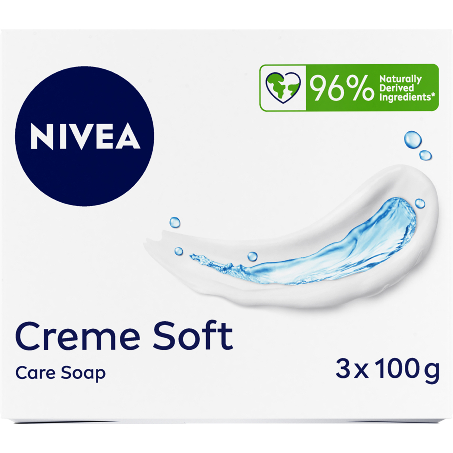 Köp Creme Soft Soap, 3x100g Nivea Handtvål fraktfritt