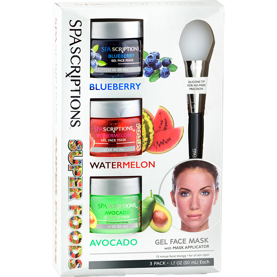 Superfoods Masks Blueberry Watermelon Avocado