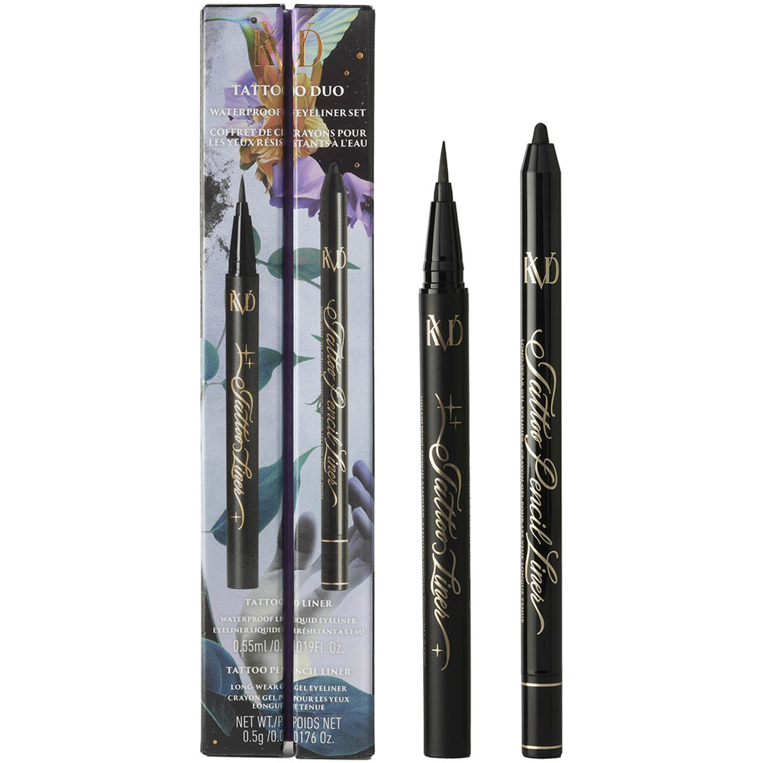 Sets Tattoo Liner + Tattoo Pencil Liner Duo Set,  KVD Beauty Eyeliner & kajal