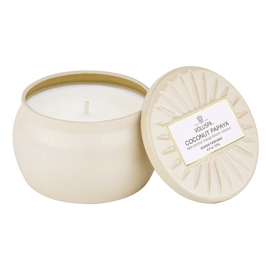 Vermeil Coconut Papaya Candle