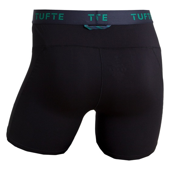 Men Active Boxer Black/Bosphorus