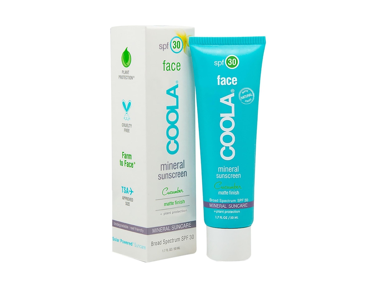 COOLA Mineral Face SPF30 Matte Finish Cucumber 50ml, solkrem - 50 ml