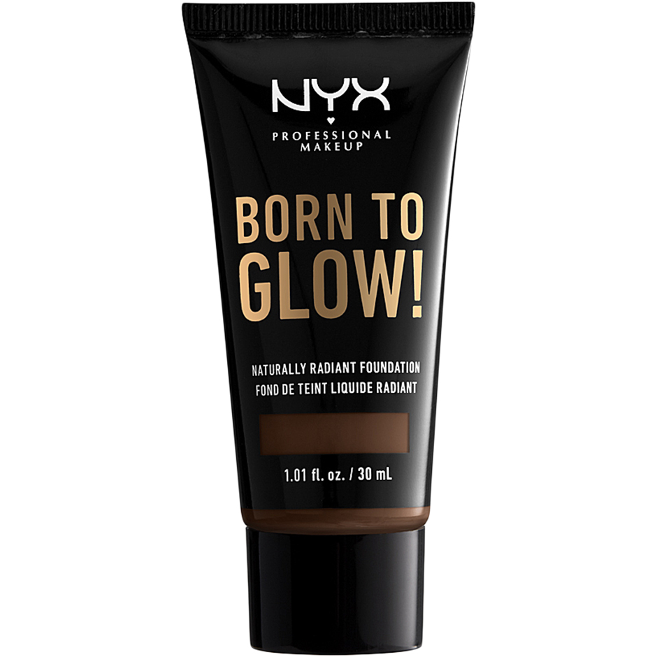 NYX Professional Makeup Born To Glow Naturally Radiant Foundation Warm  Walnut - 30 ml NYX Professional Makeup - Bra Frisörer