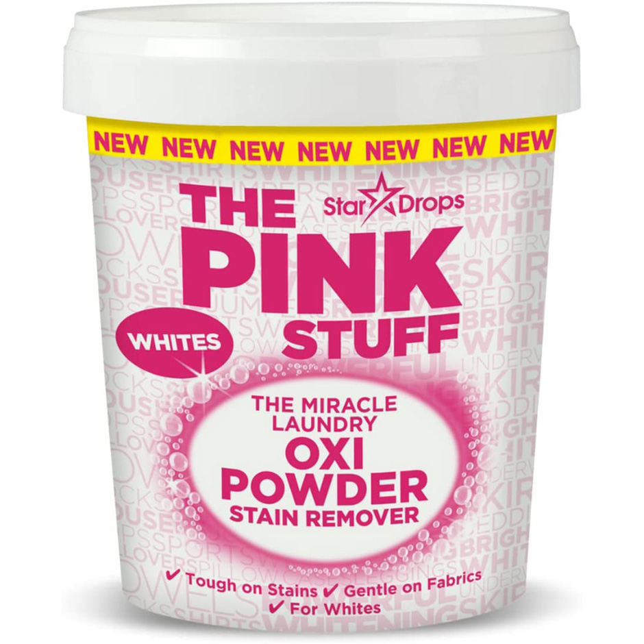 The Pink Stuff Miracle Laundry Oxi Powder Stain Remover, 1200 g The Pink Stuff Rengöring